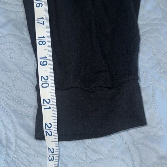 Simply Vera Vera Wang Black Jogger Pants M Soft Cotton Lounge Wear - Picture 8 of 8